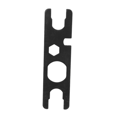 Rock Solid 13 Inch Rivet Nut Tool Set With M10 Screws And Nuts Plus Wrench, Complete Rivnut Kit For Your Garage And Auto Repairs With 60 Accessories. Black steel wrench accessory