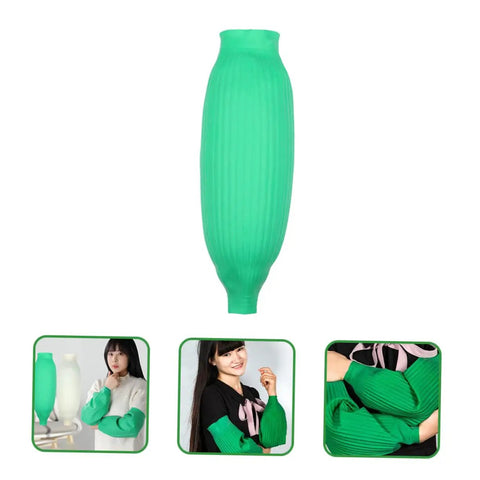 Super Tough Oil Resistant Latex Arm Sleeves Waterproof Heavy Work Oversleeve Grease Proof Cover Thick Guard For Mechanics And Outdoor Crews Easy Slide On Job Site Shield One Size Fits All in vibrant green