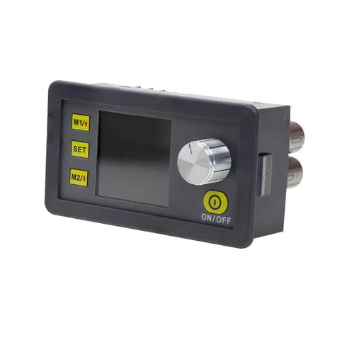 Front view of Digital Buck Power Supply Module 6V To 55V Input 0 To 50V Output 5A Adjustable Bench Supply with control panel.