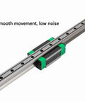 Beefy Linear Rail Carriage Block Bearing Steel Square Slide Carriage Slider For QEH15 And EGR15 Linear Rail Guide Ideal For DIY 3D Printer Lathe CNC Machine Tools, front view