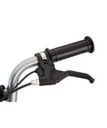 Close-up of riser handlebar with soft grips on Electric Dirt Bike For Kids MX650 Dirt Rocket Off Road Motocross Bike