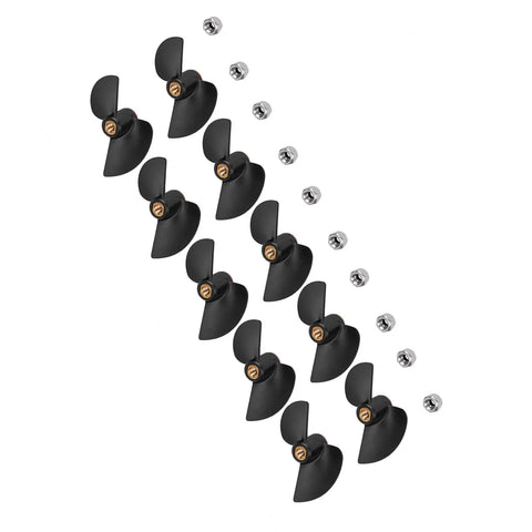 Ten Pack Brushless RC Boat Tail Propellers Spare Part Kit For FT009 Remote Control Boat Underwater Propeller Compatible