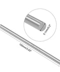 Round steel rod, 5.1 mm diameter, 100 mm long, HSS lathe bar stock, set of 5