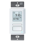 Image of 7 Day Programmable In Wall Timer Switch With Sunrise Sunset Auto On Off For Lights And Fans Custom Schedules Neutral Wire Required