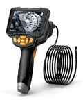 Real Deal 1080P Borescope Camera With Blinding LED Flash And Hella Sharp 4.3 Inch IPS Screen for inspecting machinery.