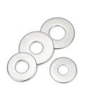 Stainless Steel Flat Washer Set M2.5 to M16 Assortment Kit With Oversize Washers for Equipment Assembly and Mechanical Connections Gap Filling and Precise Fits Built Tough, assorted flat washers