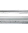 Heavy Duty Undermount Drawer Slides Full Extension Ball Bearing Cabinet Runners Glides Like Butter Silver 32 Inch pair