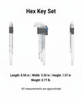 Durable S2 Alloy Steel Hex Key Set With Multicolor Allen Wrenches For Furniture Assembly And Mechanical Repair Tasks That Never Slip Or Bend The Best 9-Piece Kit You Need To Get Stuff Done Fast. 9-piece color coded hex key set with storage holder