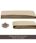 Beige Replacement Top Canopy For 10ft By 20ft Carport Frame With 180G Waterproof UV Protected Tarp And Ball Bungees
