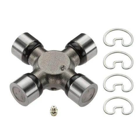 Premium Rear U Joint Replacement For Dodge Ram 2500 Driveline Fixes Vibration And Smooths Power Transfer With Perfect Fitment For 2005 2006 2007 Models Equipped With 5.7L Or 4.7L V8 Engines To Boost Stability. four-cup steel rear U-joint kit with retaining clips and grease fitting