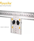 Eight Position Cabinet Pull Drill Template For Doors And Drawers Metal Mounting Template With Direct Drilling No Clamps Needed