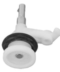 Universal Bobbin Winder Assembly For Sewing Machines Replacement Part KA0555000 Spindle Roller Domestic Upgrade Fits Most Household Models Improves Stability For Consistent Precise Stitching And No Fuss Winding, white plastic and metal
