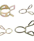 Set of 40 metal clamps from Gas Line Hose Kit With Five Size Set And Forty Clamps No Fuss Tough As Nails NBR Fuel Tubing For Cars ATVs Lawn Mowers