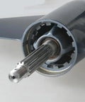 Heavy Duty Lower Unit Assembly With Long Drive Shaft For 40HP Outboard Engine Compatible With 40G And 40J Models showing detailed drive shaft components.