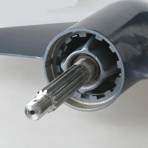 Heavy Duty Lower Unit Assembly With Long Drive Shaft For 40HP Outboard Engine Compatible With 40G And 40J Models showing detailed drive shaft components.