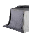 Hella Rugged Partner Side Awning Wall To Keep Your Trail Campout Rig Shade Covered Features Rapid Velcro Clips storm resistant fabric