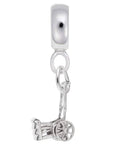 Snag This Straight Up Premium Sterling Silver Rickshaw Charm Drop That Pops On European Bracelets With Its Smooth High Polish Finish And Handcrafted Details.