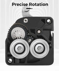 Close-up of K1 Series Extruder Stepper Motor 1.8 Degree Step Angle 0.8A 12 Tooth Gear for 3D printers with precise rotation