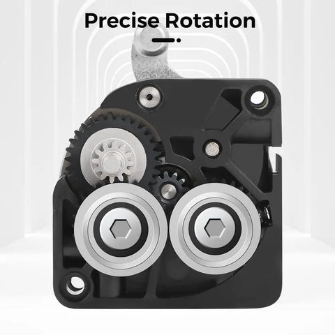 Close-up of K1 Series Extruder Stepper Motor 1.8 Degree Step Angle 0.8A 12 Tooth Gear for 3D printers with precise rotation