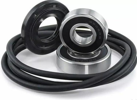 Heavy Duty Washing Machine Tub Bearing And Seal Gasket Replacement Kit For Smooth Daily Loads No Sweat Installation Durable Rubber Seals showing rubber seals and bearings.