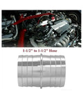 Aluminum 2 Piece Hose Barb Coupler Splice Kit One And A Half Inch To One And A Half Inch for Auto Cooling System Repair