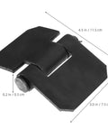 Heavy Duty Weldable Gate Hinges With Greaseable Design For Trailer Doors And RVs Thickened Steel Butterfly Hinges, black hinge