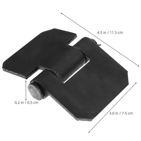 Heavy Duty Weld-On Trailer Door Hinges With Removable Door Pins For Metal Gates And Dump Trailers Detachable Butt Hinges