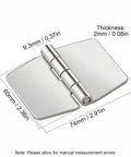 Heavy Duty Weld On Door Hinges With Smooth Rotation For Courtyard Gates And Trailer Side Panels 304 Stainless Steel Rust Resistant