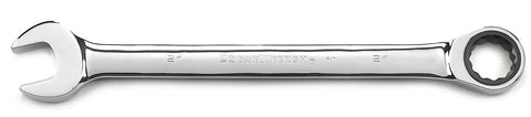 12 Point Ratcheting Combination Wrench 2 Inch Off Corner Box End For Better Grip And Reduced Fastener Rounding Thin Head And Beam For Tight Spaces