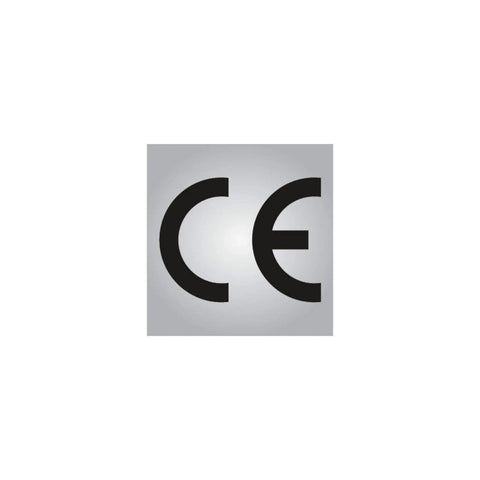 CE marking symbol for Heavy Duty Professional Grade Stainless Steel Adjustable Height Power Socket Bar certification.