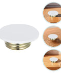 Indestructible Fire Sprinkler Covers 4 Pack Galvanized Steel ceiling guard protective trim ring with white finish, easy screw-in mount.
