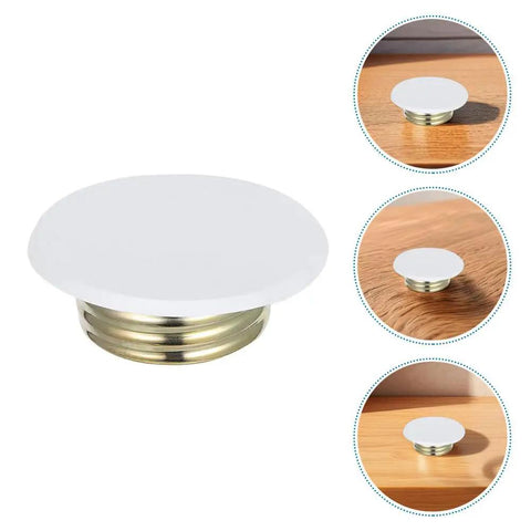 Indestructible Fire Sprinkler Covers 4 Pack Galvanized Steel ceiling guard protective trim ring with white finish, easy screw-in mount.
