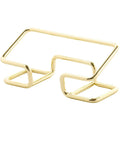 Metal Desk Card Holder For Office And Home, Large Capacity Card Organizer With Durable Gold Finish, sleek design
