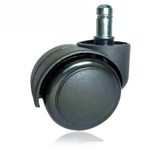 Flat Out Smooth Swivel Chair Casters Polyurethane Rollers, black caster wheel for office furniture, silent and durable.