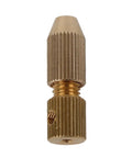 Brass Engraving Tool Collet for CNC Milling and Lathe, Precision 0.2mm to 0.7mm Drill Bit Holder, Pro Grade 25mm by 8mm Shank, High Speed Machining Chuck for Milling Machine and Drill Bits, brass collet with knurled body