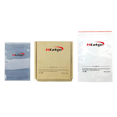 Five Pack NE555 Signal Generator Module packaging displayed with grey sealing bags and a brown cardboard box.