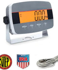 Heavy Duty Digital Platform Scale 48 X 60 Inch Workstation display with NTEP certification, showing weight, mounting stand included.