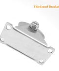 Heavy Duty Stainless Steel V Groove Gate Track Roller For Sliding Gates With Double Bearing Wheels Set Of 2 3 Inch Solid Bracket