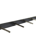 Heavy Duty Floating Mantel Brackets With Keyhole Mounting System And Drill Guide Jig, steel drill guide with multiple alignment holes.