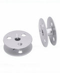 Hustle Ready Aluminum Sewing Machine Bobbins For Durkopp 1767 867 887 CNC machined precision bobbins showcasing dual pack design.