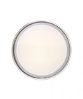 Dot 9-Inch LED Round Flush Mount Light 3500K In Stainless Steel Or Marine-Grade Finish 120V No Transformer Needed Lightweight Acrylic Diffuser