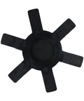 Beefy L190 Rubber Jaw Coupling Insert Spider For Flexible Jaw Coupler Black High Flex Urethane Design Delivers Lasting Durability And Rigidity For Smooth Power Transfer In Industrial Gear And Machinery black 6-leg insert
