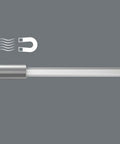 Magnetic bit holder detail of Ratcheting 7 Pc Screwdriver Set With 1 Quarter Inch Drive, Fine Tooth Ratchet, Switchover Ring, 50 Nm Max Torque