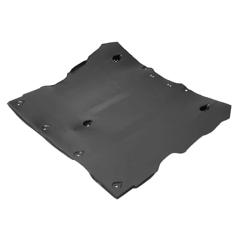 Heavy Duty Front Underbody Splash Guard Shield Fits 2017 Through 2026 Tesla Model 3 And Model Y Black protective shield.