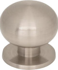 Lambert 1 And A Quarter Inch Round Cabinet Knob With Soft Organic Curves For Calming Vibe in Brushed Satin Nickel