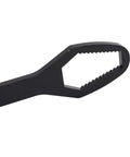 Close-up of a Double End Self Tightening Wrench Set For 8 To 22mm 2 Piece Handy Tool Kit For Quick Nut Gripping No Slip Clamp Easy Home Repair Durable Black Finish