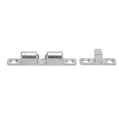 Rock-Solid 316 Stainless Marine Door Catch With Ball Tension Roller, 60mm, Rust-Resistant Cabinet Holder For RV Yacht And Boat Interiors