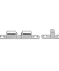 Heavy Duty 316 Stainless Steel Door Catch With Wall Protection For Boat Cabinet And Rv Motorhome Cupboards, polished finish