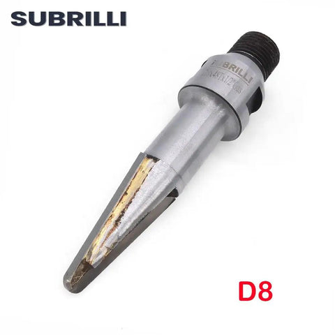 Heavy Duty CNC V Bit Router Bits With 1/2 Inch Shank For Dead Nuts Tight Stone Engraving And Milling 3Mm 5Mm 8Mm Three Piece Set Smooth Conic Cutter, V bit with conical tip and shank.