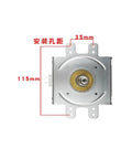 1KW Industrial Microwave Magnetron Generator, 2M246-03TAG Compatible With LG, front view, dimensions marked, metal casing.